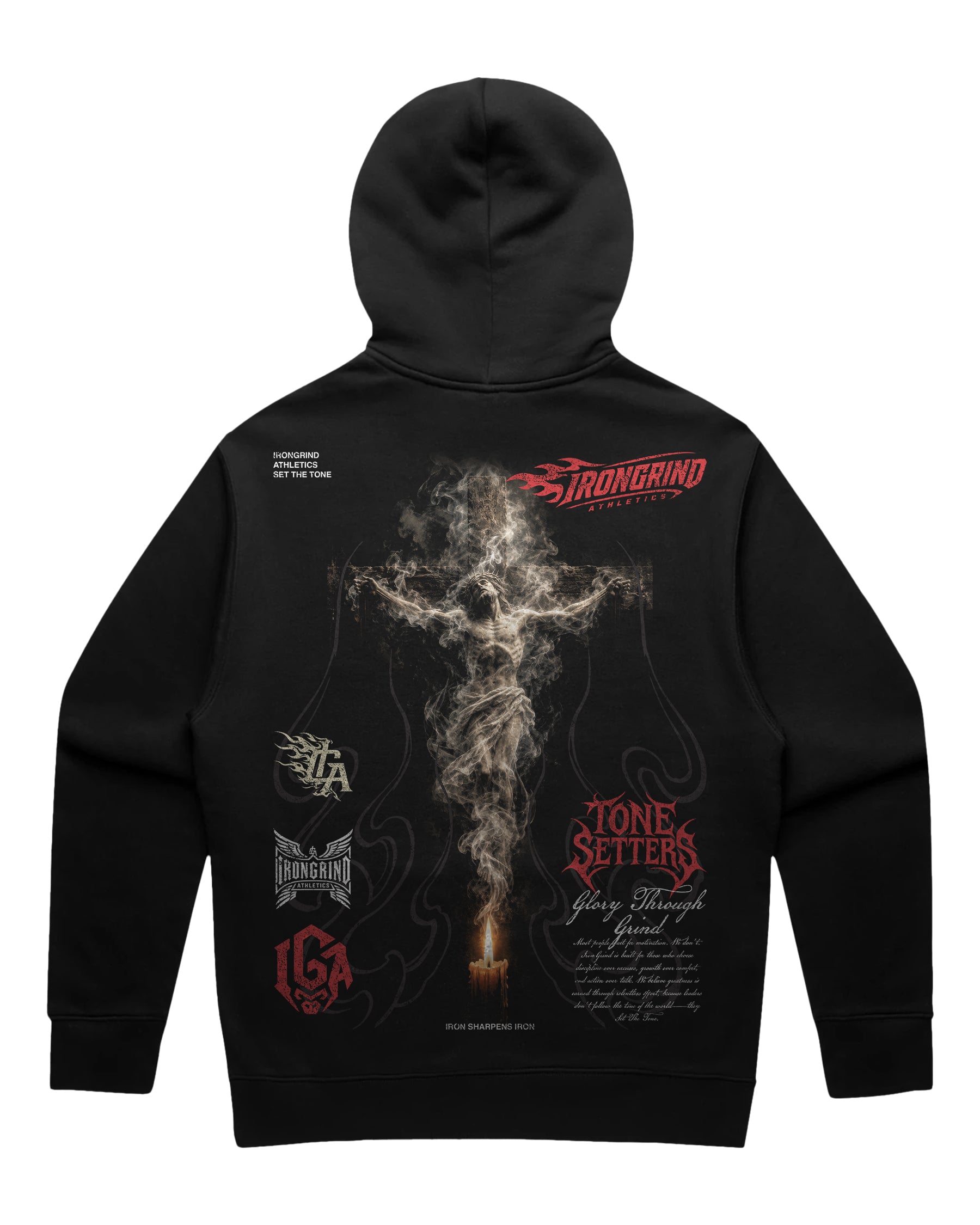 'Through Fire, By Faith' Relax Zip Hood