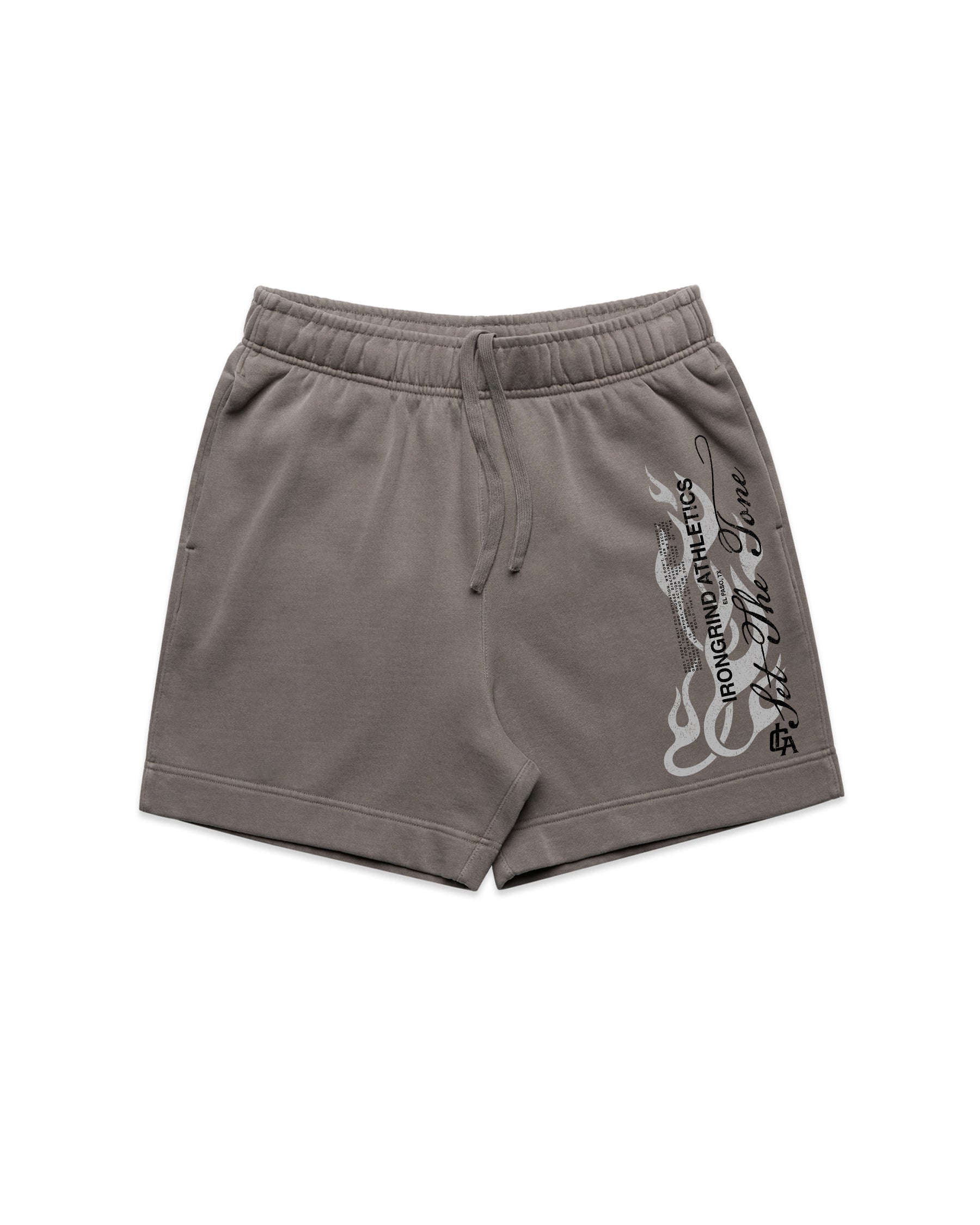 [Limited Edition] 'AOT: Titans' Relax Faded Track Shorts 18"