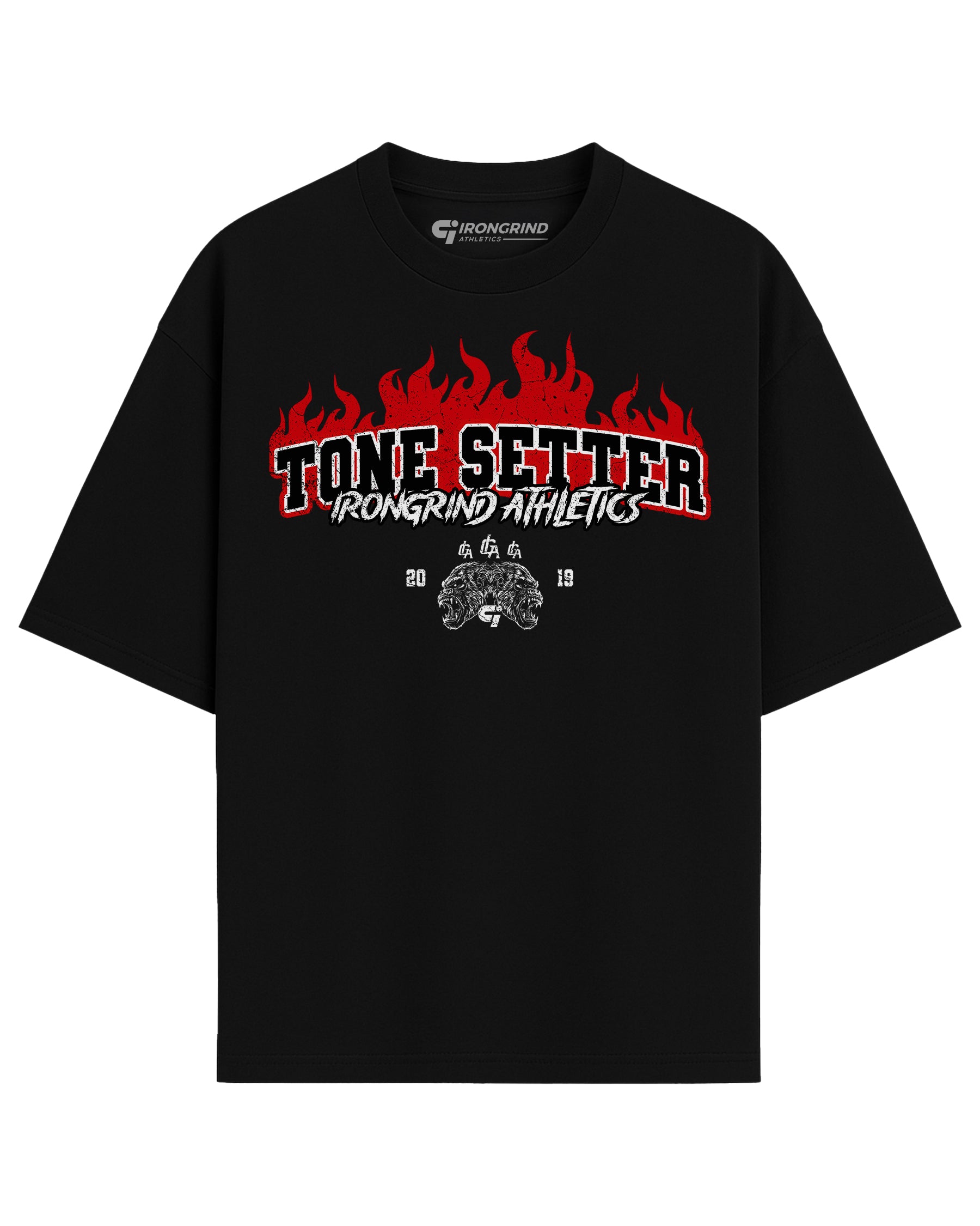 'Tone Setter On Fire' Box T-Shirt