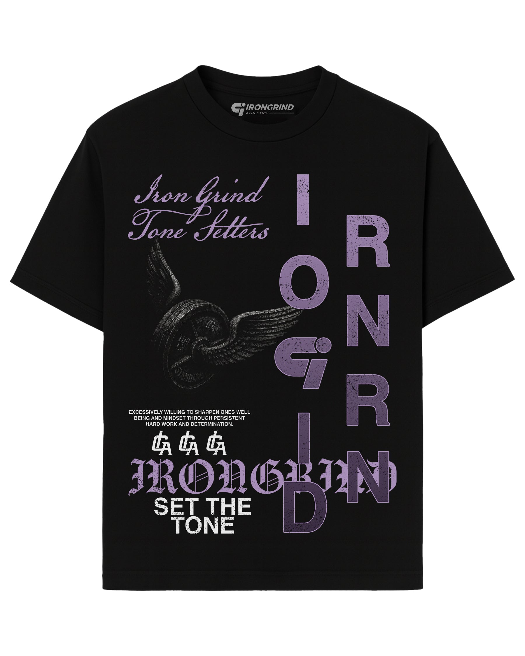 'Winged Iron' Heavyweight T-Shirt