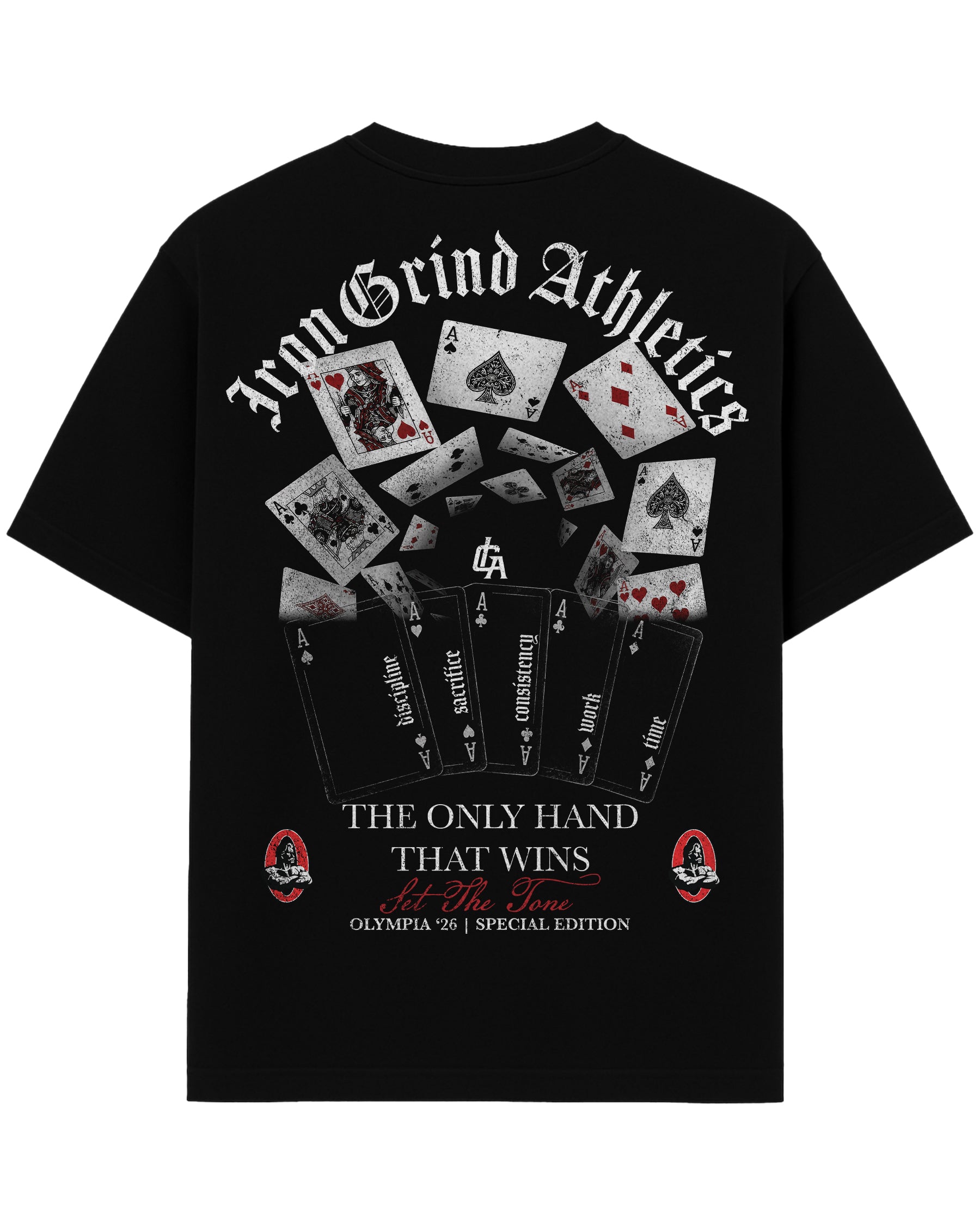 [Olympia Exclusive] 'Olympia: Winning Hand' Heavyweight T-Shirt
