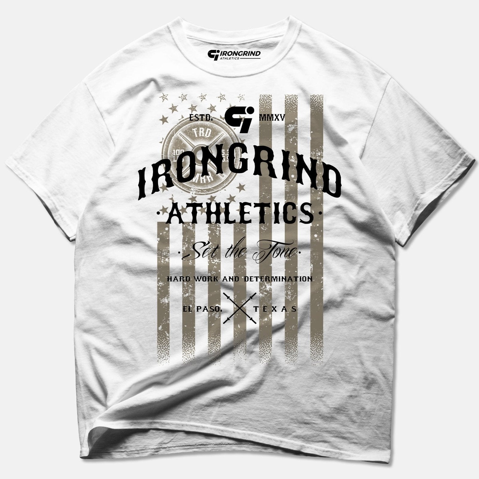 Freedom 'American Flag' T-shirt - IronGrind Athletics - activewear - gymshark - alphalete
