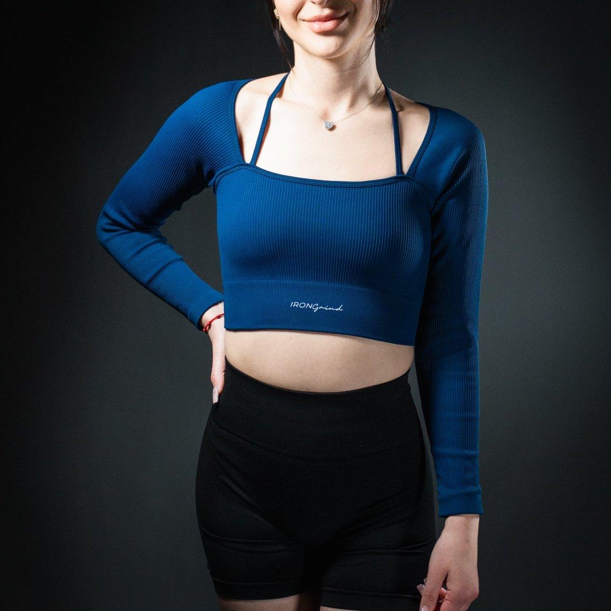 Genesis Ribbed Crop Top - IronGrind Athletics - activewear - gymshark - alphalete