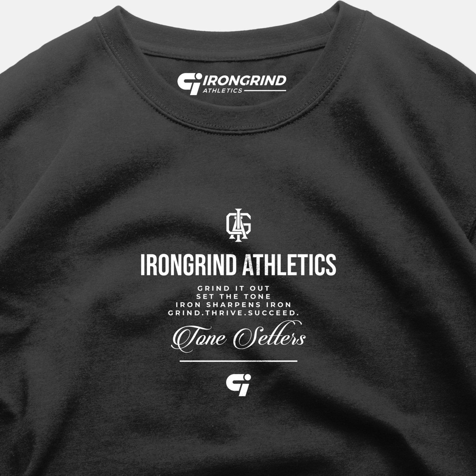 HalloStream 'Signature' Heavyweight T-Shirt - IronGrind Athletics - activewear - gymshark - alphalete