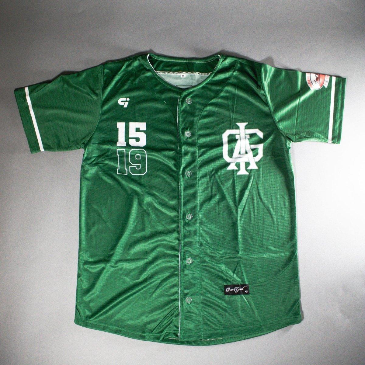 Incarnate Baseball Jersey - Green - IronGrind Athletics - activewear - gymshark - alphalete
