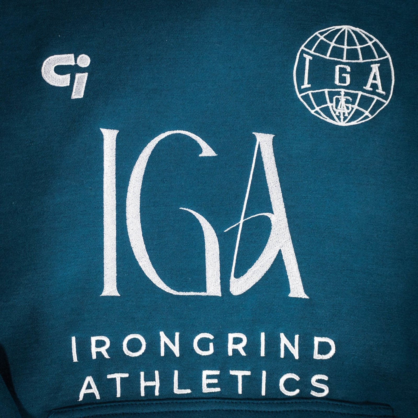 Prevail 'IGA' Raglan Embroidered Hoodie - IronGrind Athletics - activewear - gymshark - alphalete
