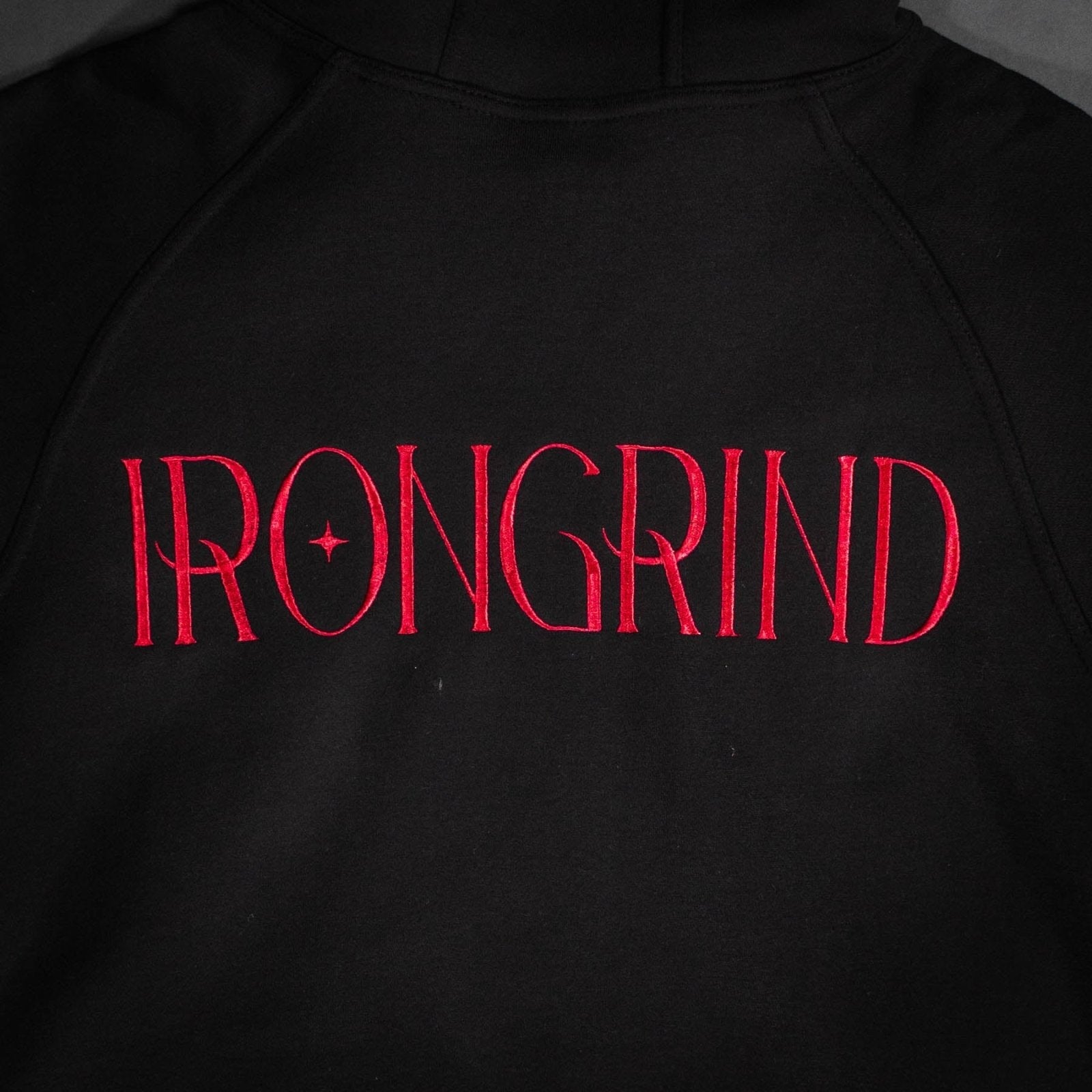Prevail 'IGA' Raglan Embroidered Hoodie VivaMagenta Color of 2023 - IronGrind Athletics - activewear - gymshark - alphalete
