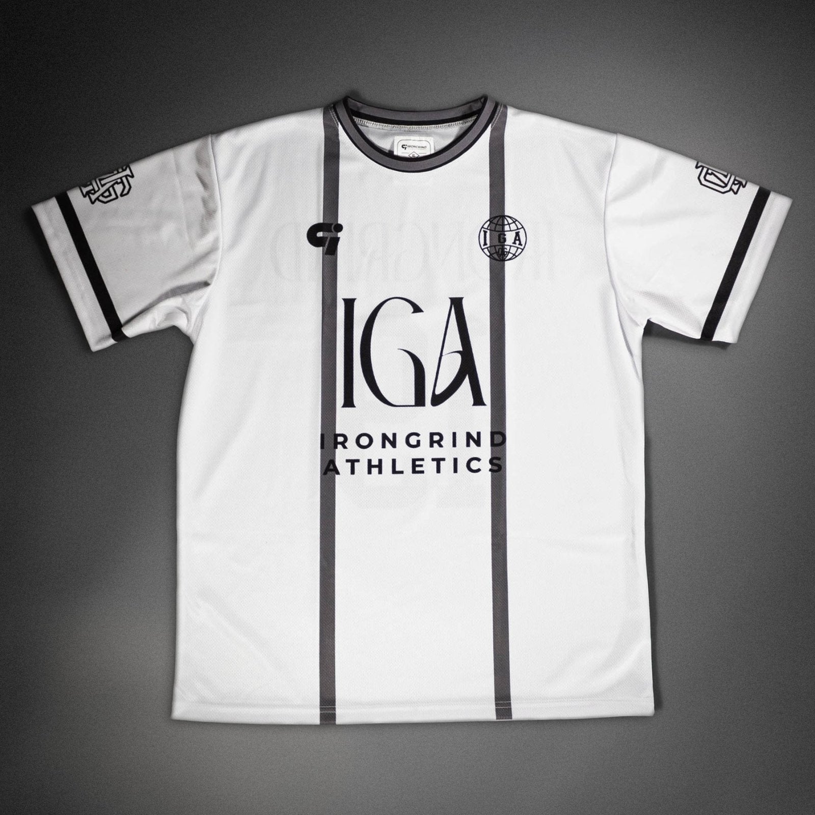 Prevail Soccer Jersey WHITE - IronGrind Athletics - activewear - gymshark - alphalete
