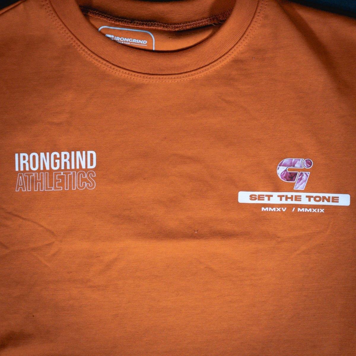 Raediant 'Floral' Crop Top - Orange - IronGrind Athletics - activewear - gymshark - alphalete