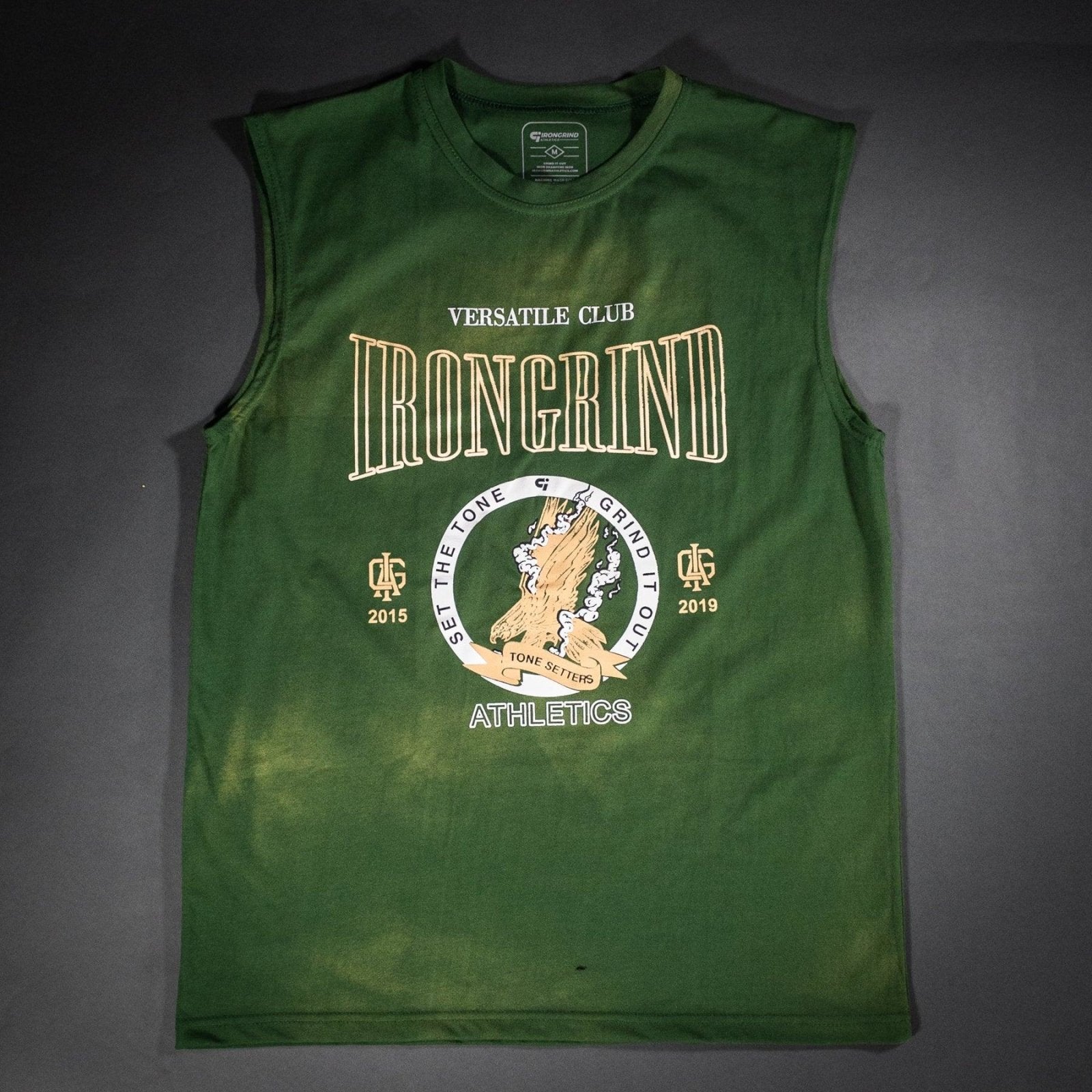 Triumph Sleeveless T-Shirt | Vintage Forest Biome - IronGrind Athletics - activewear - gymshark - alphalete