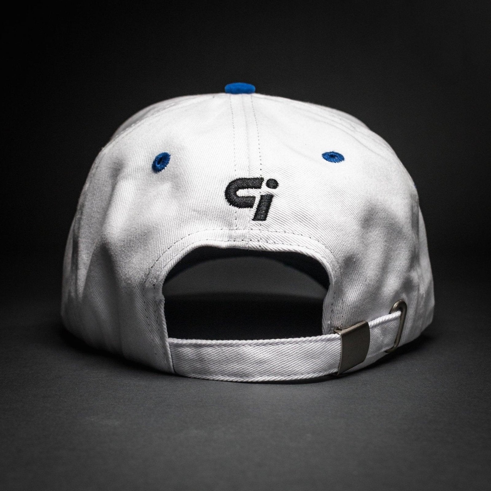 Triumph 'Texas' Trucker Hat | White & Royal Blue - IronGrind Athletics - activewear - gymshark - alphalete