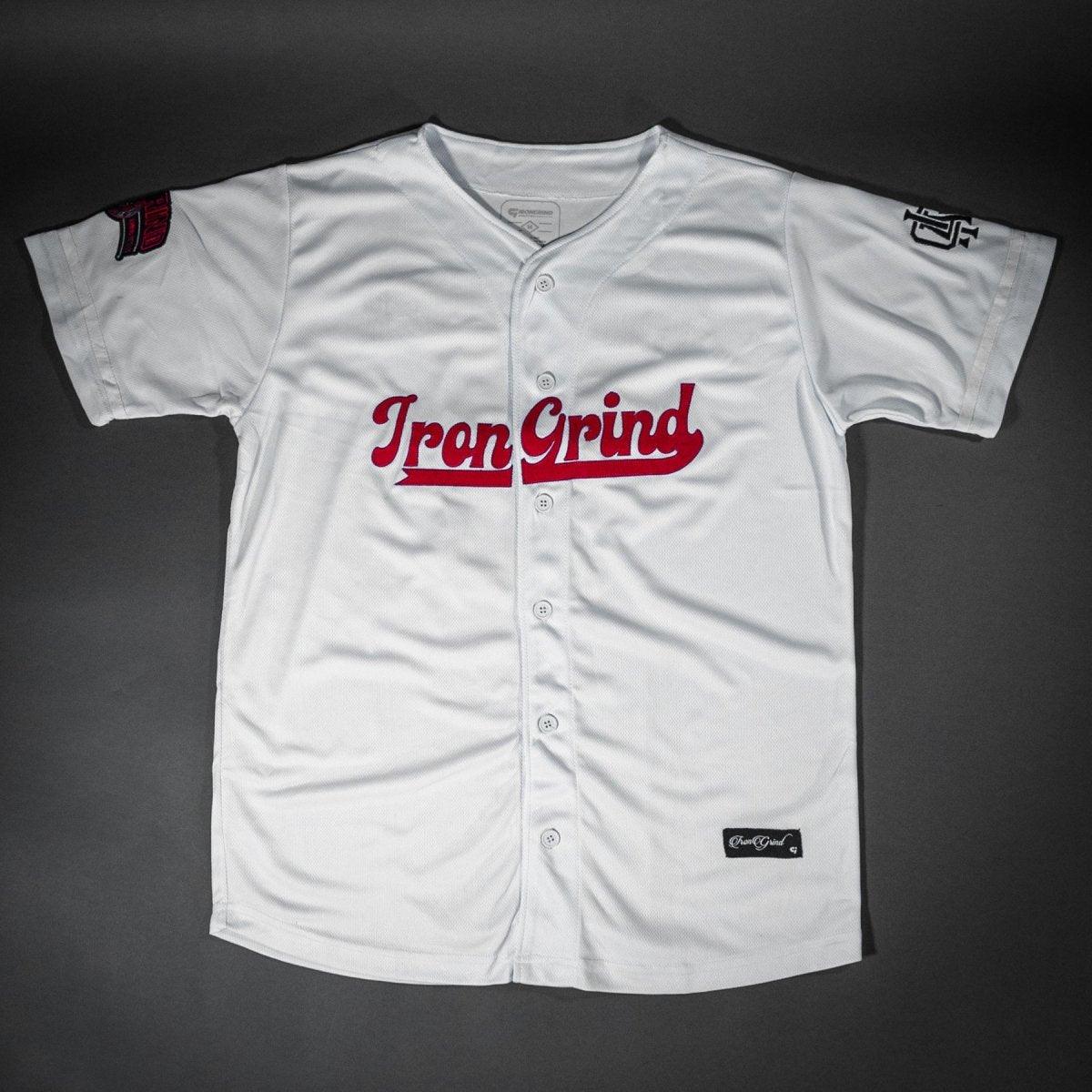 Vogue Baseball Jersey | White - IronGrind Athletics - activewear - gymshark - alphalete